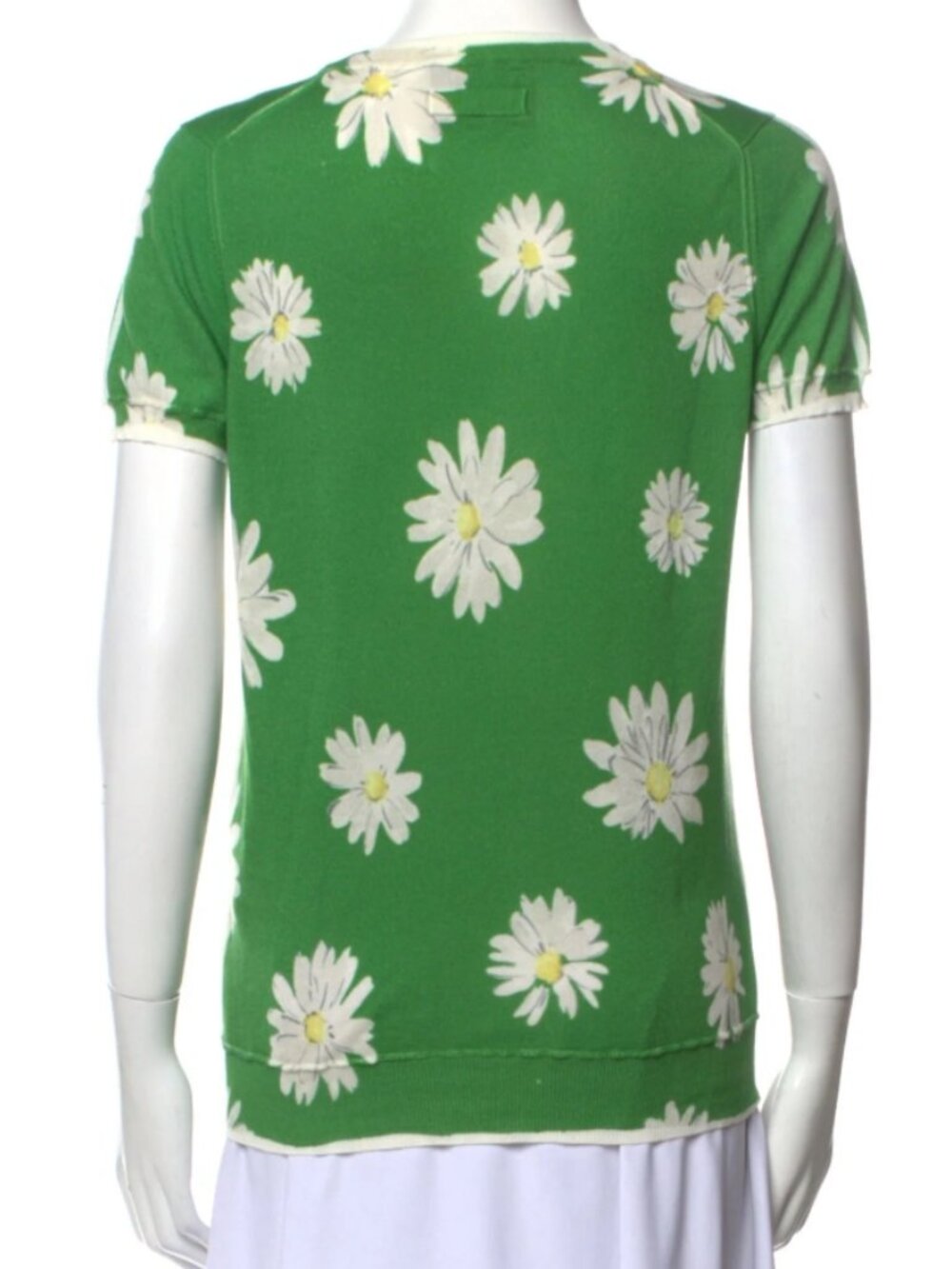Dolce & Gabbana Green Daisy Top $595 - Picture 2 of 2